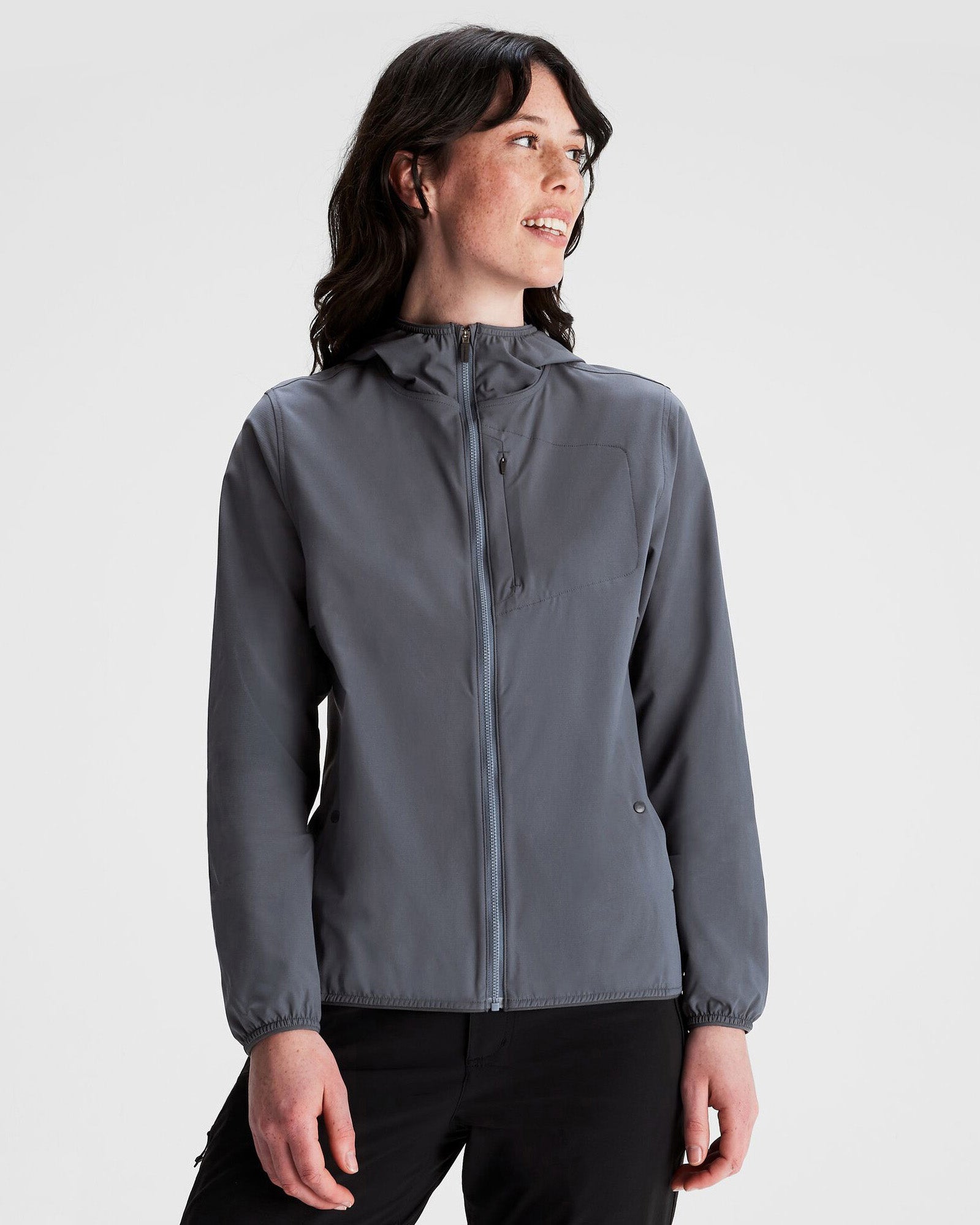 Women's Sun Breaker Jacket - UPF 50+ UV Protection, Lightweight Mid Navy Windbreaker for Hiking, Running & Outdoor Activities