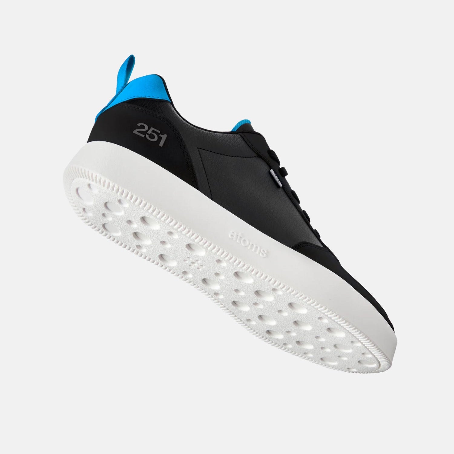 Atoms 251 Low Sneakers - Blue & Black Colorway + Ridge Wallet Bundle | MKBHD Edition | Dark Mode Style | Perfect for Casual Wear & Everyday Use