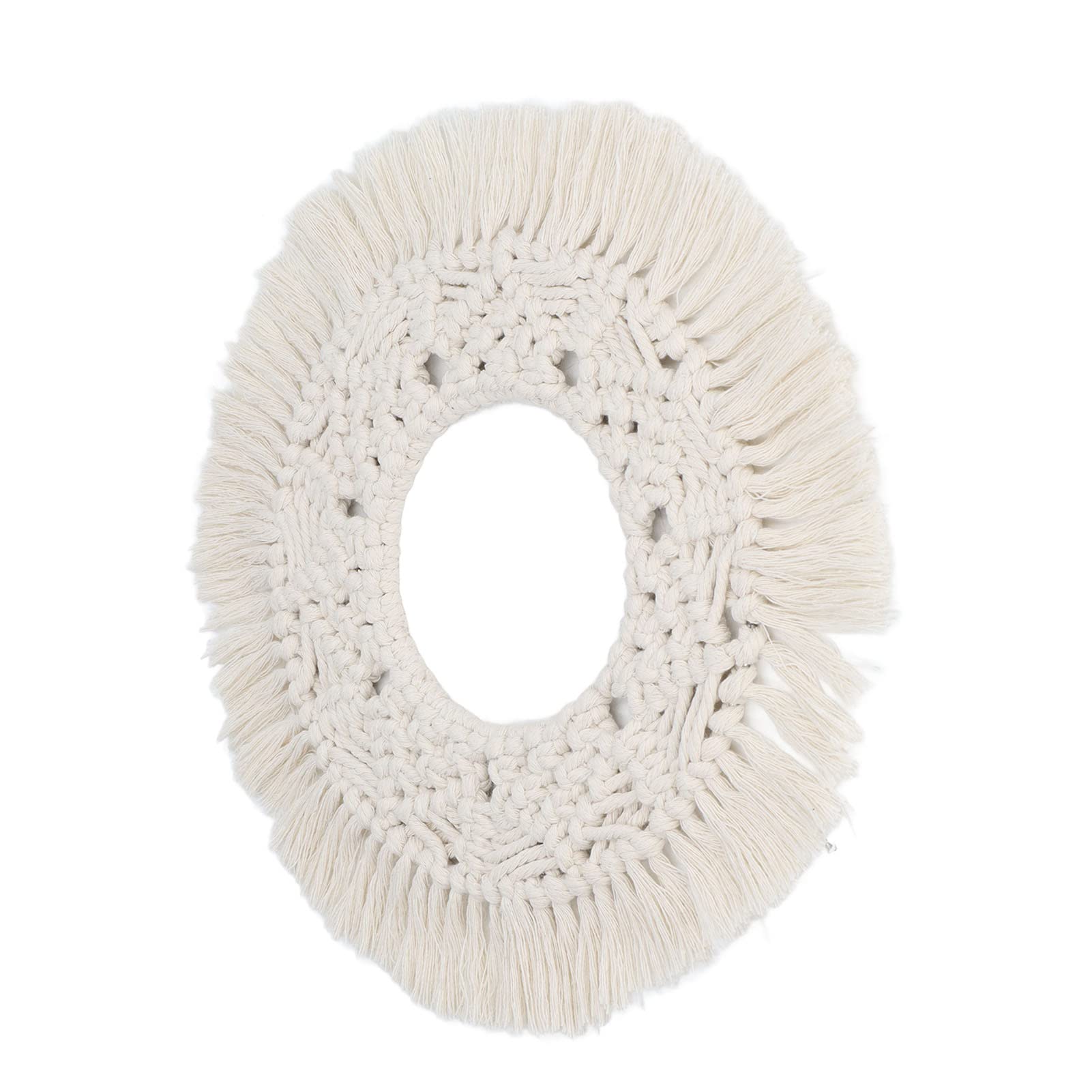 Bohemian Macrame Wall Hanging - Handmade Cotton Thread Decor for Living Room, Bedroom, Nursery, and Wedding Backdrop