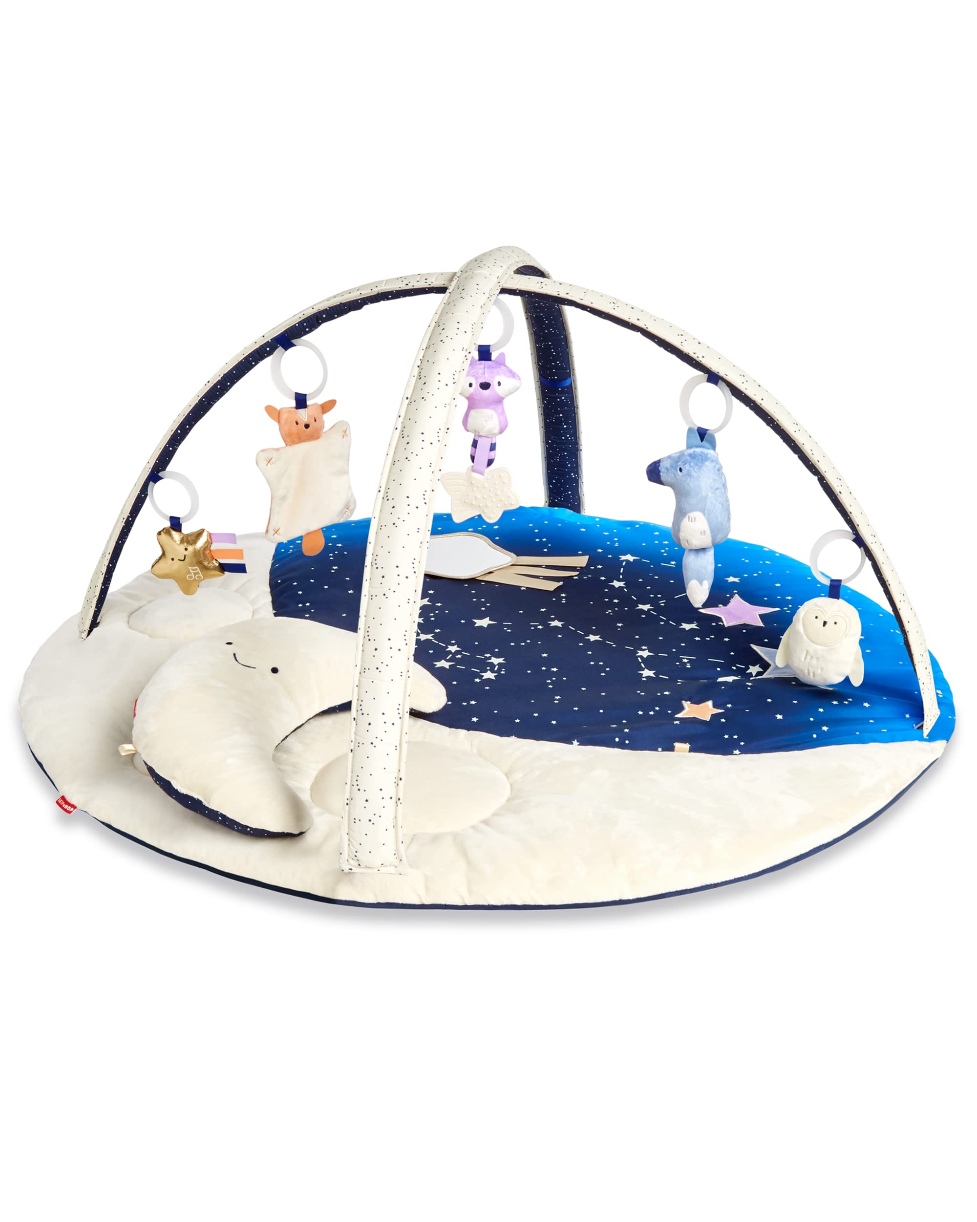 Skip Hop Baby Play Gym - Celestial Dreams Grey Developmental Activity Center & Farmstand Avocado Stroller Toy | Newborn Tummy Time Mat, Infant Sensory Play, Montessori Learning Toy for 0-12 Months