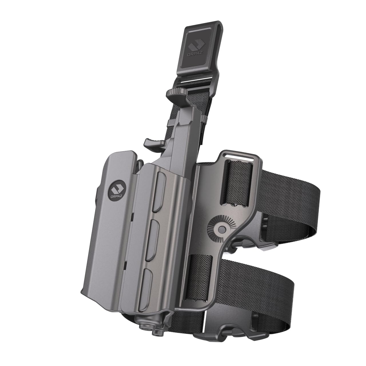 Orpaz T40 Adjustable Modular OWB Holster for S&W SD9VE - Compatible with Light, Laser & Optics - Tactical Gun Holder for Outdoor Shooting, Range Training & Concealed Carry
