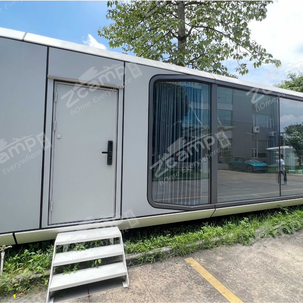 Zcamp A5 Glass Prefab House - Modern Prefabricated Glass Tiny Home for Backyard, Vacation & Off-Grid Living | Easy Assembly, Energy Efficient & Durable Outdoor Living Space