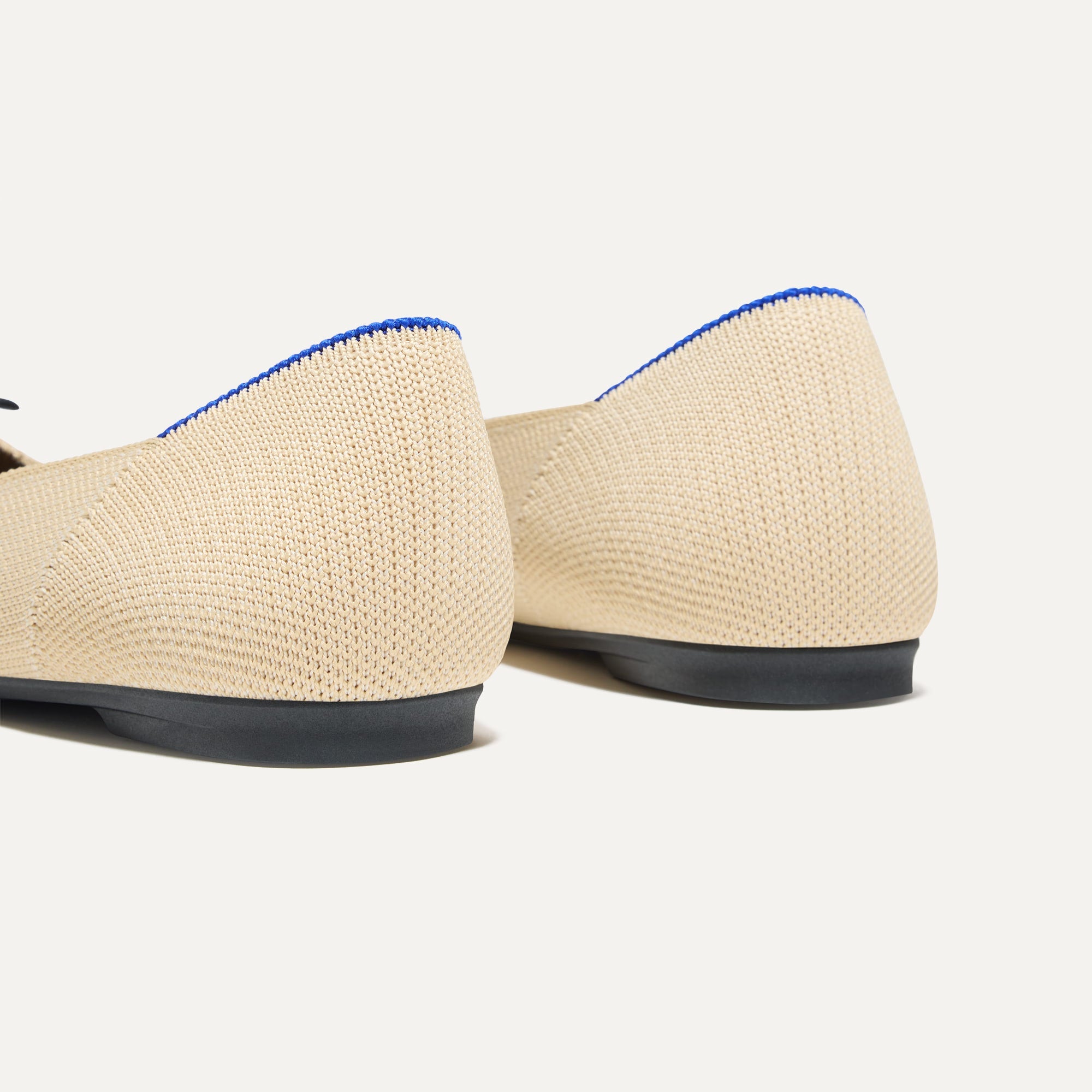 Elegant Women's Ballet Flats - Cream Captoe Pointed Toe Slip On Shoes for Work, Office & Casual Wear | Comfortable & Stylish Everyday Shoes