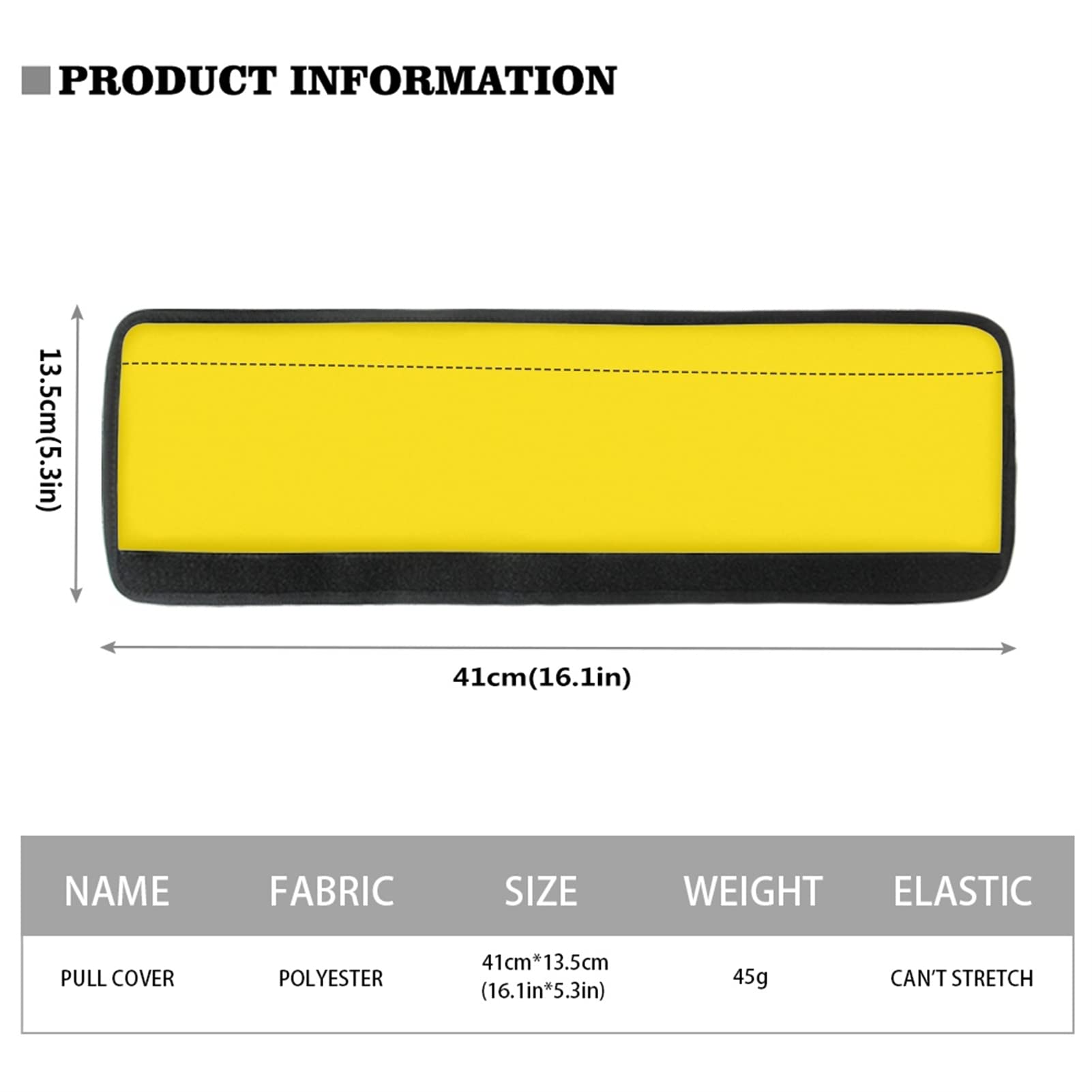 Dreaweet Yellow Fridge Handle Cover Set of 4 - Soft Refrigerator Door Covers for Kitchen Appliances - Washable & Hygienic Handle Protectors - Keep Your Fridge Handles Clean - Perfect for Home, Office & Restaurant Use