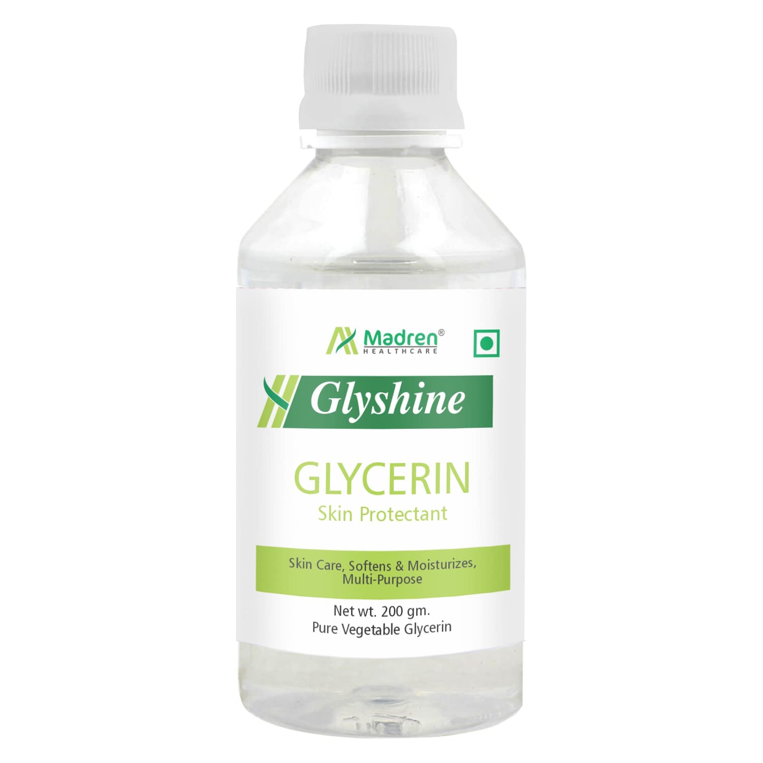 Madren Healthcare Pure Vegetable Edible Glycerin 200g - Natural Food Grade, Chemical-Free for Skin & Hair Care | DIY Beauty, Soap Making, Moisturizer, Lip Balm