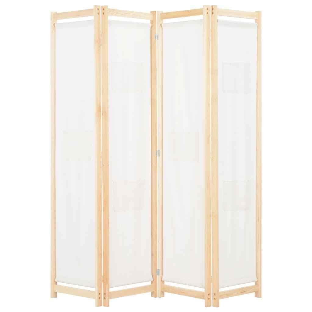 EnginDS 4-Panel Folding Room Divider Screen - 62.9
