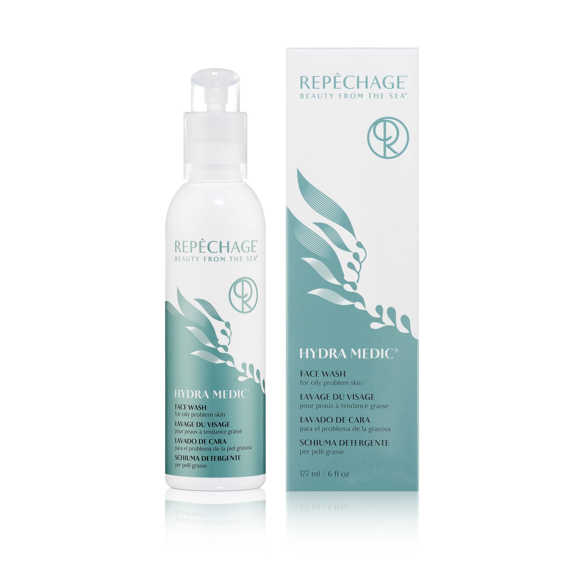 Hydra Medic® Oil Control Face Wash for Oily & Acne-Prone Skin - Deep Cleansing & Pore Minimizing Facial Cleanser for Men & Women - Perfect for Daily Skincare Routine & Makeup Removal