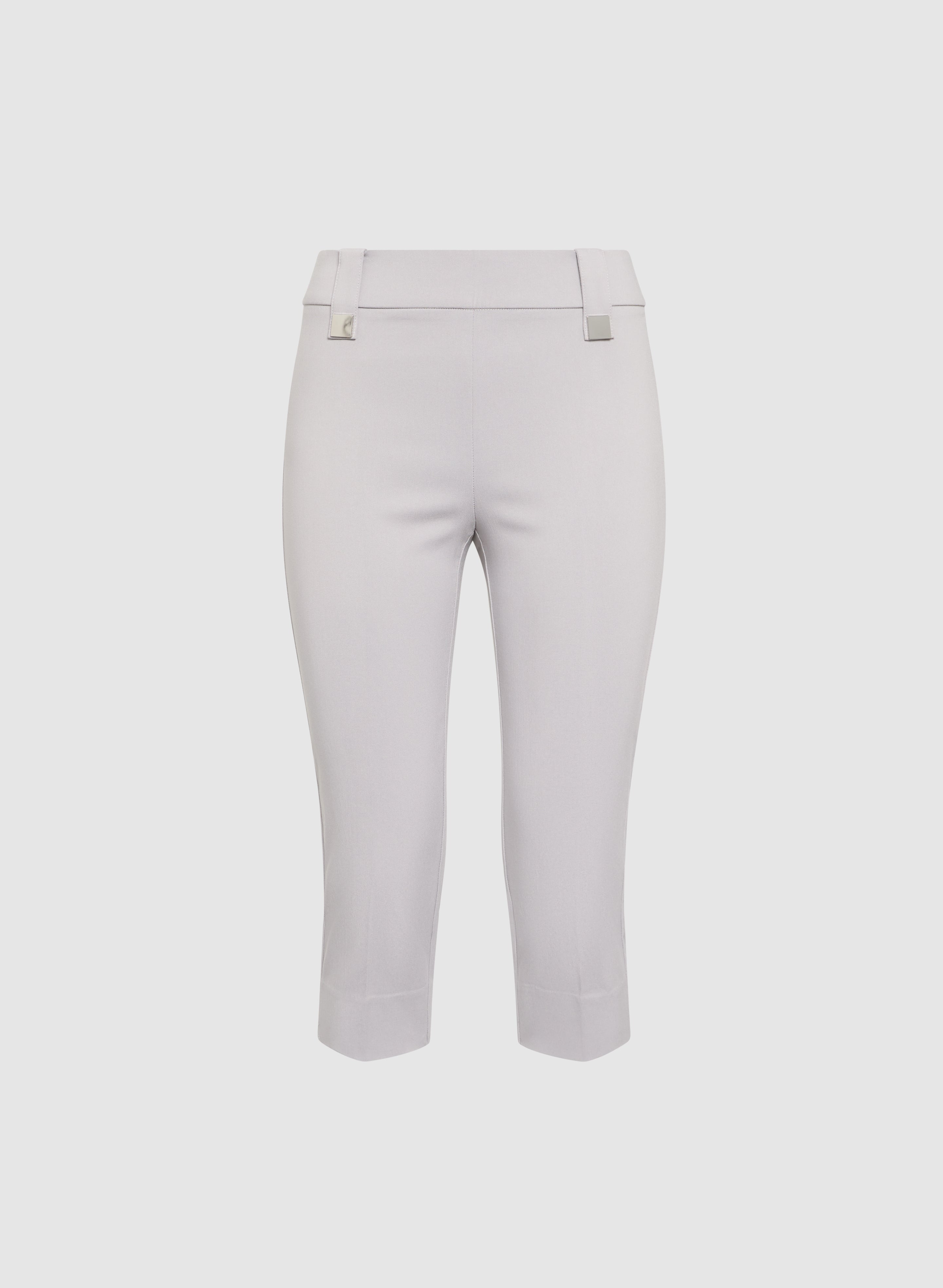 Stylish Bengaline Pull-On Capris for Women - Comfortable Stretch Pants for Work, Travel & Casual Wear
