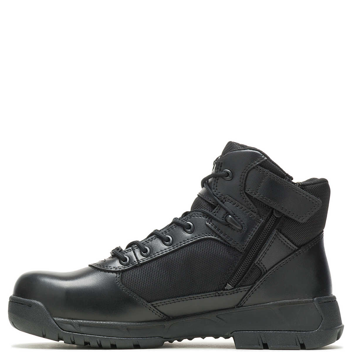 Tactical Sport 2 Mid Side Zip Composite Toe EH Boot - Black | Waterproof Work Boots for Construction, Hiking & Outdoor Safety