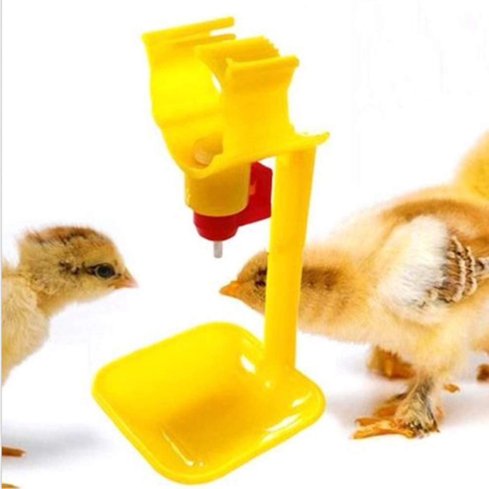 DOITOOL 20Pcs Automatic Chicken Water Feeder - Poultry Drinking Cups for Chickens, Ducks, Geese - BPA-Free Plastic Water Dispenser for Coops, Farms & Backyard Poultry Raising
