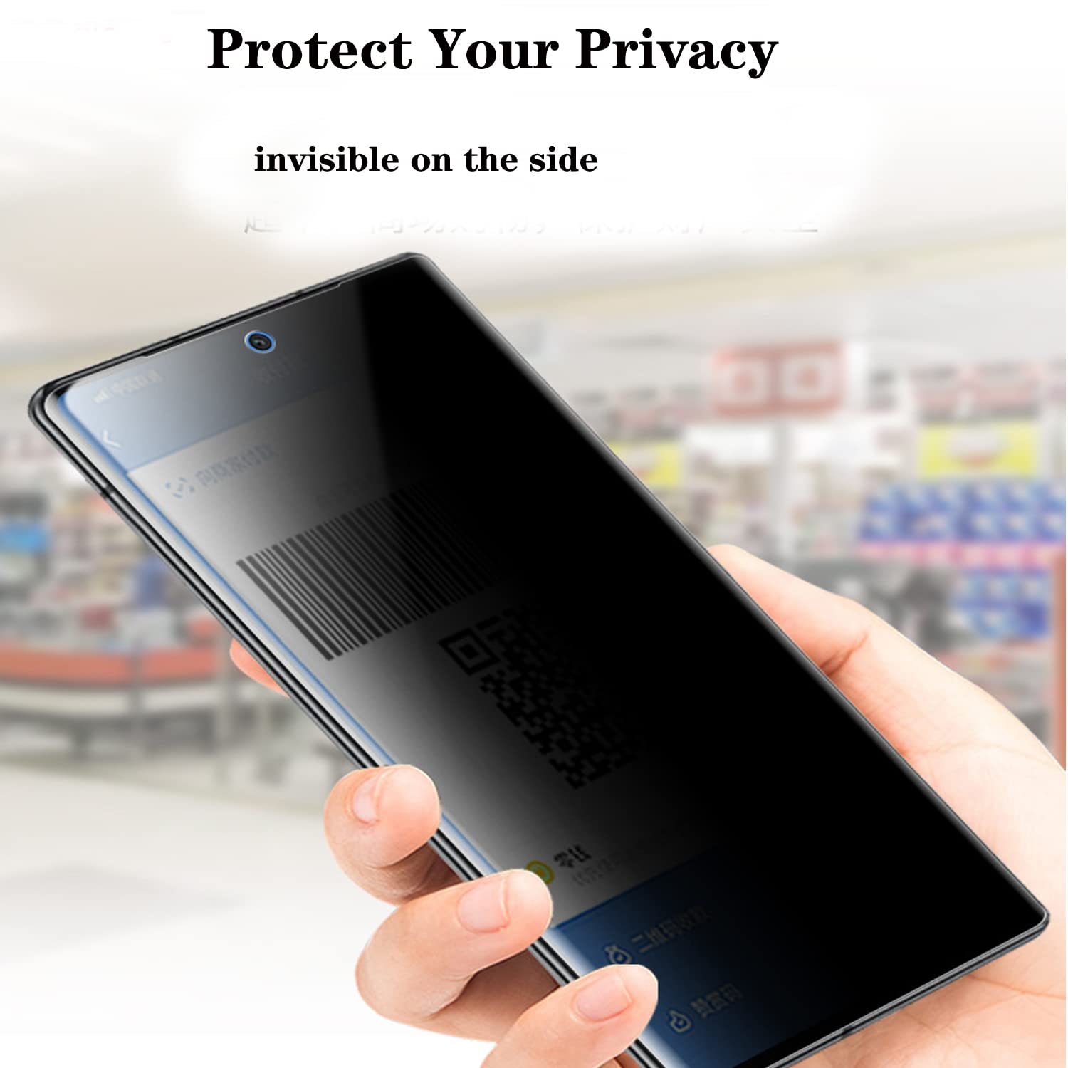 Google Pixel 7 Pro/6 Pro Privacy Screen Protector 2 Pack - Anti-Spy for Office & Travel
