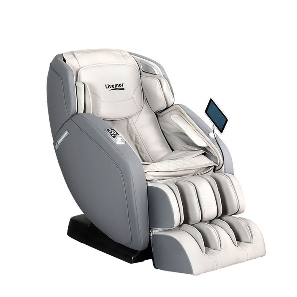 Livemor 4D Massage Chair with Electric Recliner - Full Body Shiatsu Massage for Home & Office - Perfect for Relaxation, Pain Relief and Stress Relief