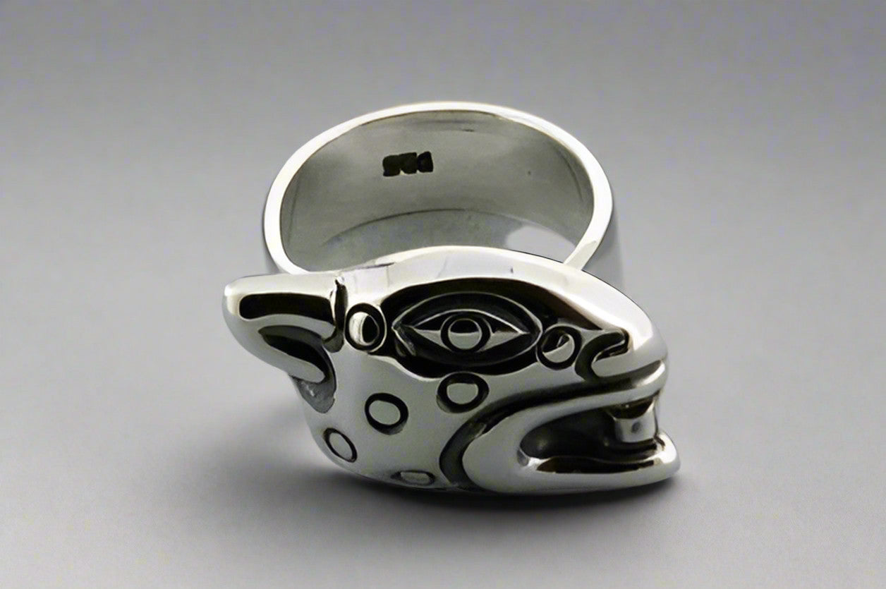 Sterling Silver Jaguar Head Ring for Men & Women - Stylish Animal Jewelry for Parties, Gifts, and Everyday Wear