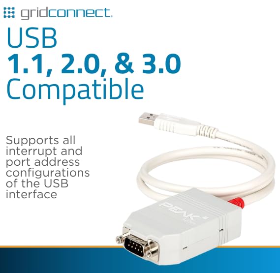 GC-CAN-USB CAN Bus to USB Adapter - High Speed CAN Interface Converter for Automotive Diagnostics, ECU Programming & Vehicle Communication - Perfect for OBD2 Scanners, Car Mechanics & DIY Auto Enthusiasts
