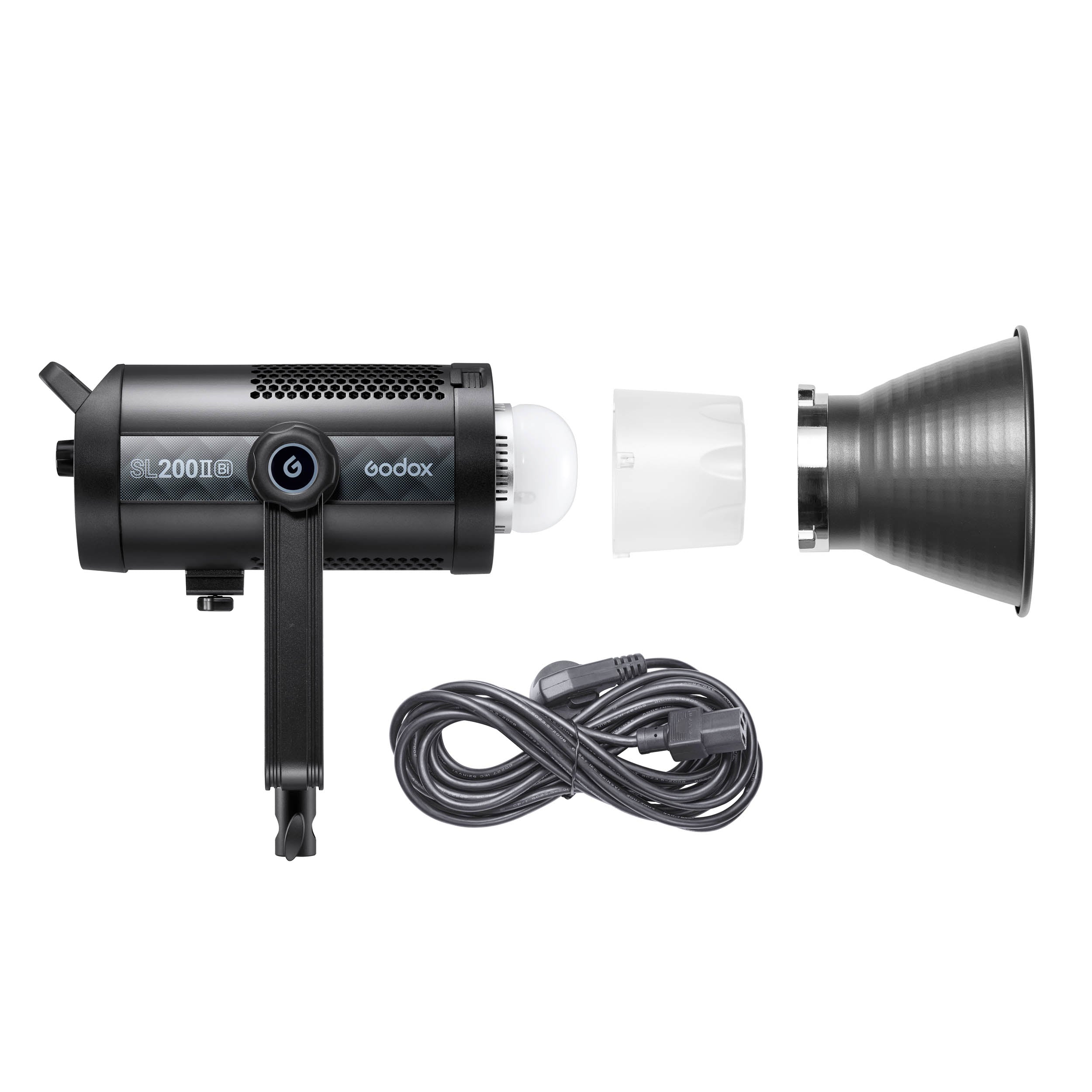 SL200IIBi 200Ws Professional Studio Strobe Lighting Kit with S120T Softbox & Fresnel Lens - Perfect for Portrait, Fashion, and Product Photography