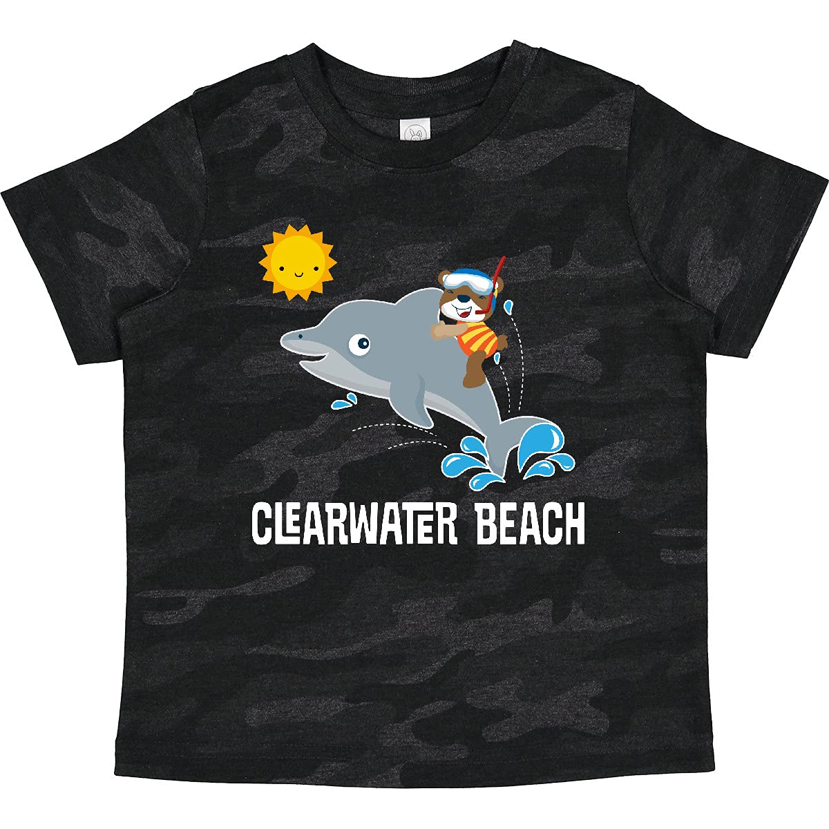 Inktastic Clearwater Beach Florida Vacation Toddler T-Shirt - Cute Soft Cotton Tee for Boys & Girls - Beach Trip, Family Holiday & Summer Outfit