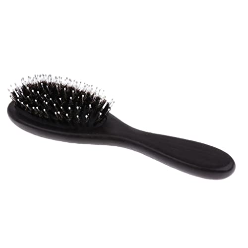 Amazing Wooden Hair Brush with Anti-Static Bristles - Natural Wood Handle Styling Brush for Smoothing & Detangling Hair - Perfect for Daily Hair Care, Head Massage & Salon Styling