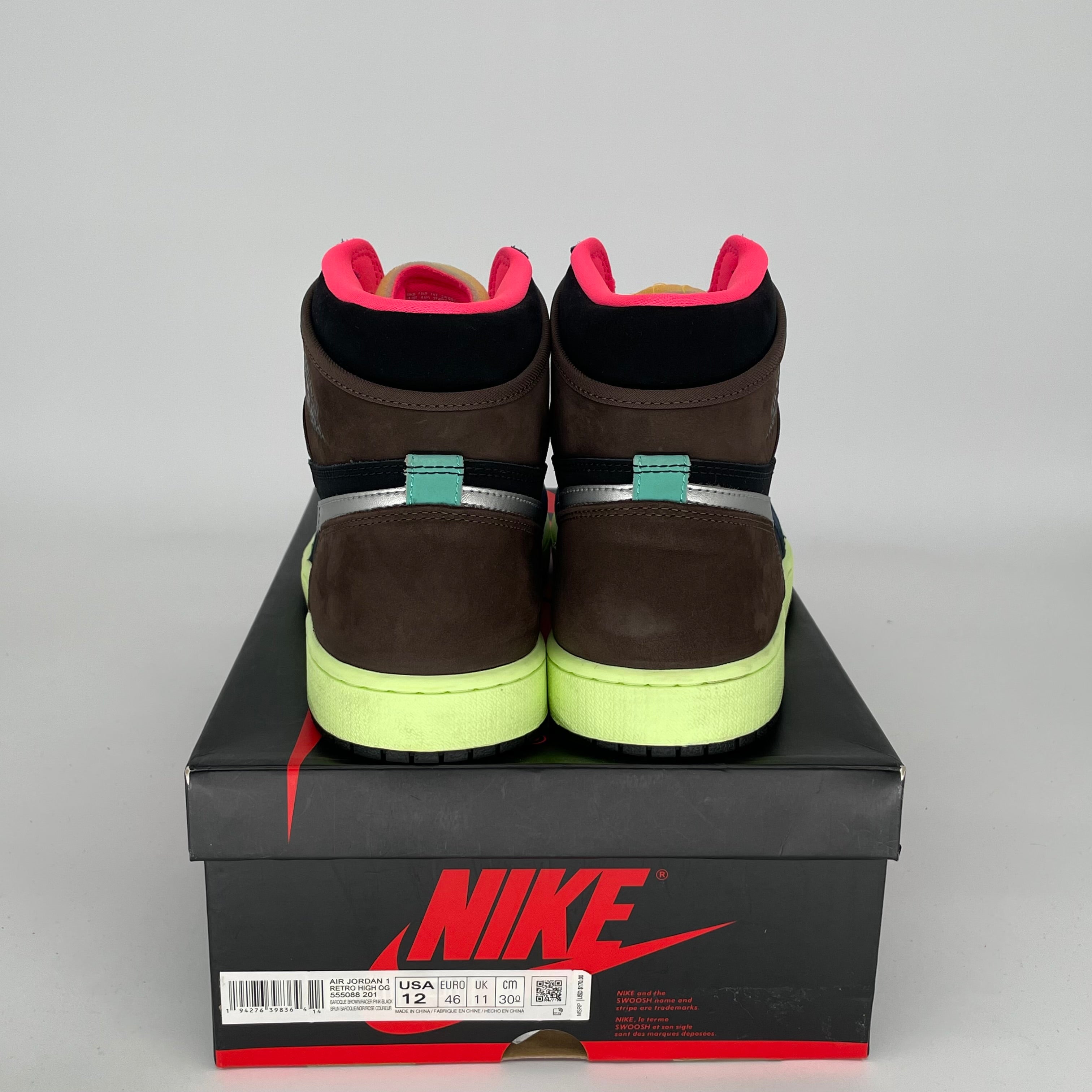 AIR JORDAN 1 BIO HACK Sneakers Men's Size 12 - Retro Basketball Shoes 555088-201 | Streetwear Fashion & Casual Wear for Sneakerheads