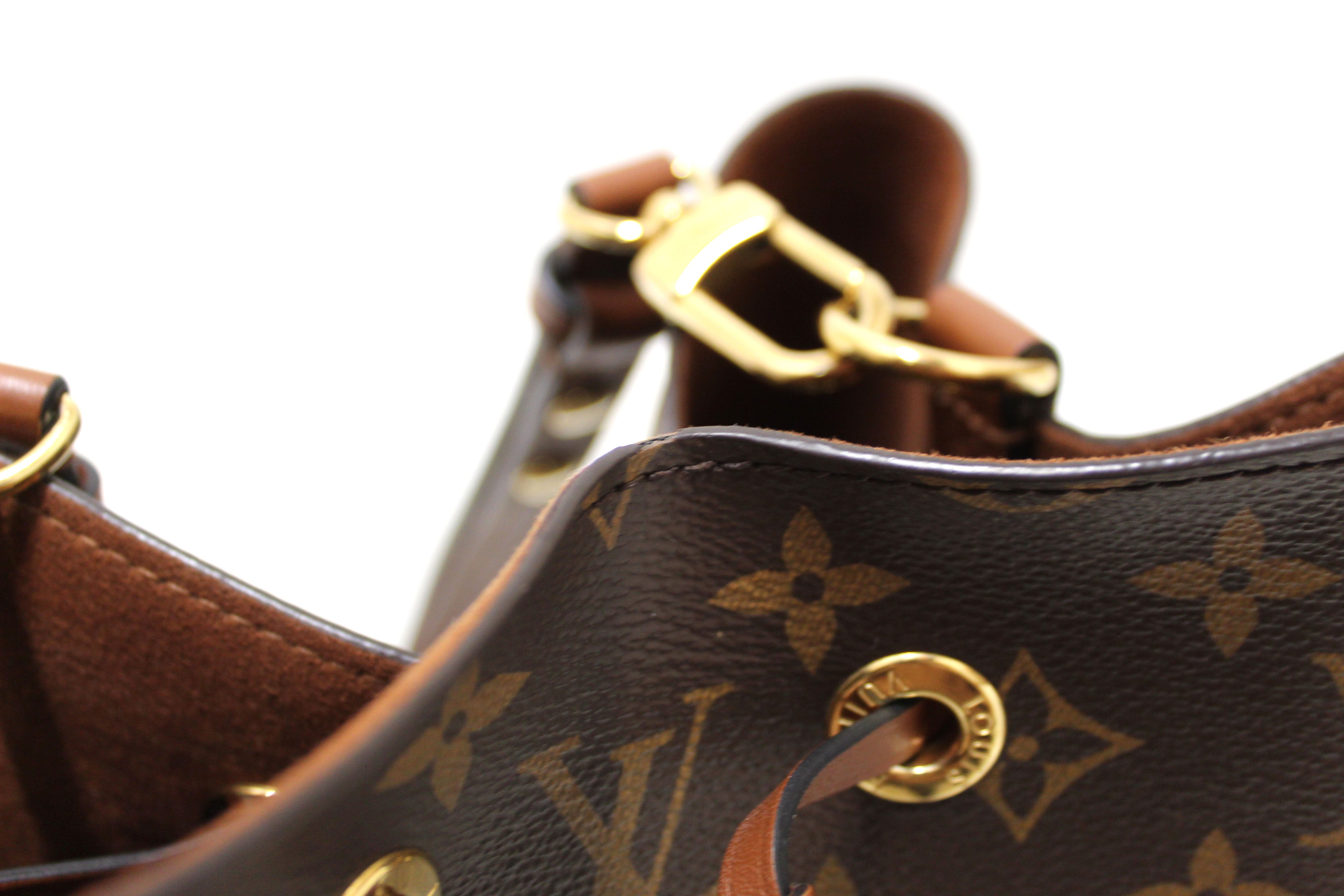Authentic Louis Vuitton Classic Monogram Brown NeoNoe Shoulder Bag for Women - Luxury Designer Handbag Perfect for Work, Travel & Everyday Use