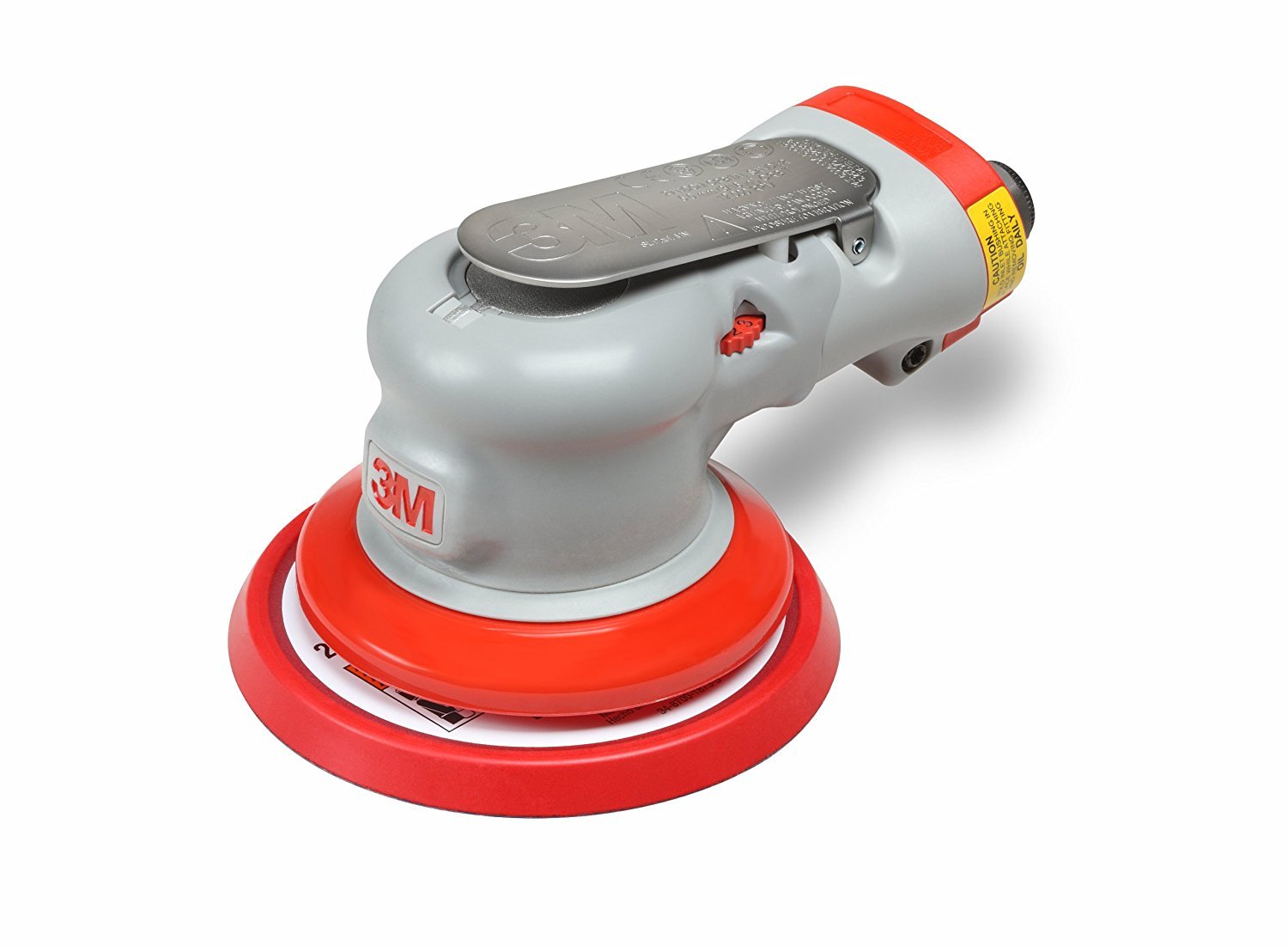 3M Elite Random Orbital Sander - Pneumatic Palm Sander for Wood, Metal & Composites - 3” x 3/16” Orbit with Stikit Disc Pad - Perfect for Auto Body Repair, Woodworking & DIY Projects - Model 28494
