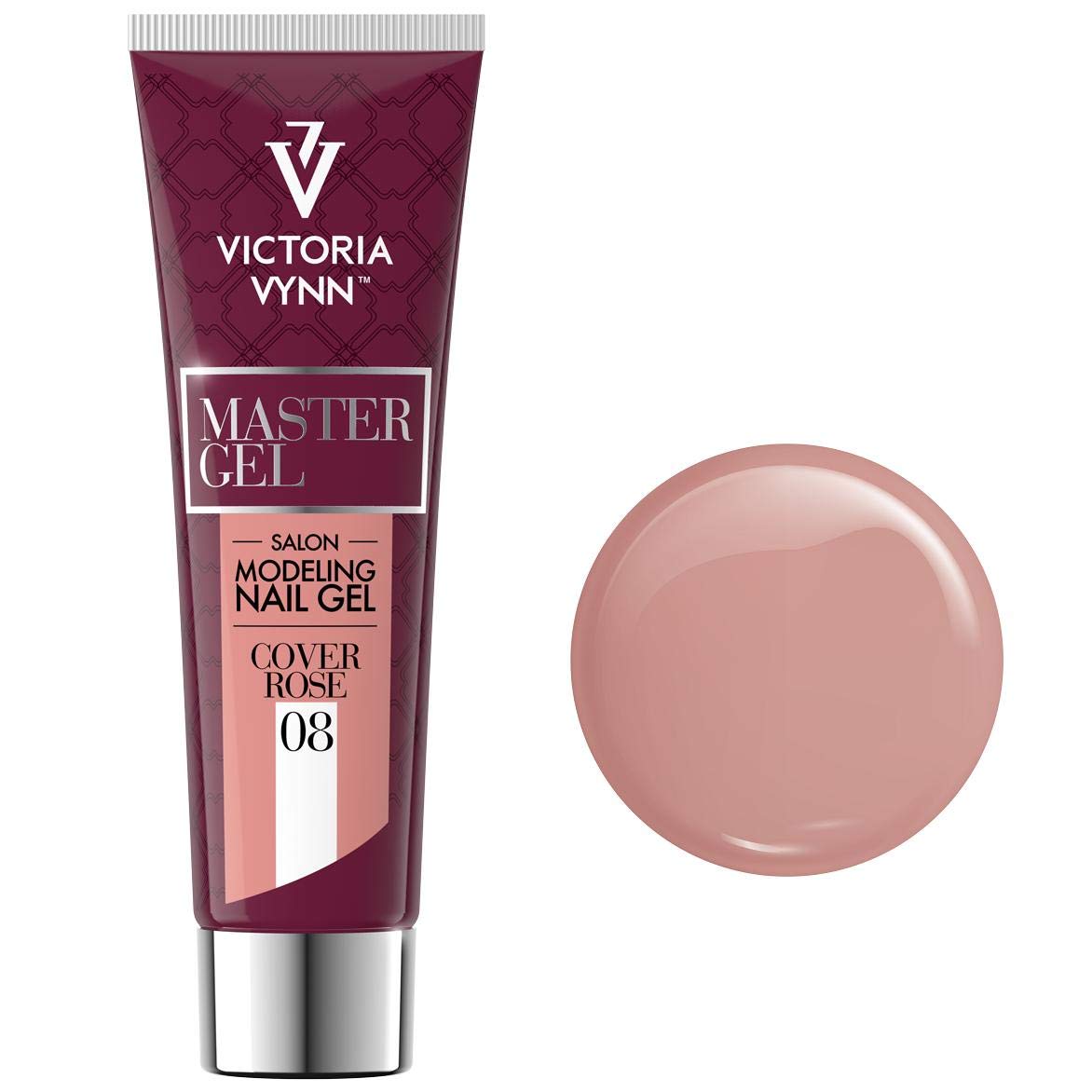 Victoria Vynn Master Gel UV LED Nail Builder Gel - 08 Cover Rose (60g) | Professional Acrylic Nail Extension Kit for Salon & Home Manicure | Long-Lasting Shine & Strength for Natural & Artificial Nails