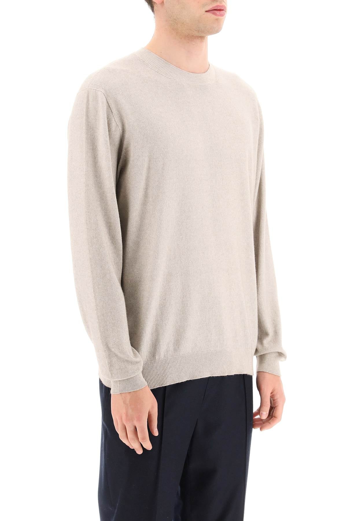 Luxury Agnona Cotton Cashmere Sweater for Women - Soft & Warm Winter Pullover - Perfect for Office, Travel & Casual Outfits