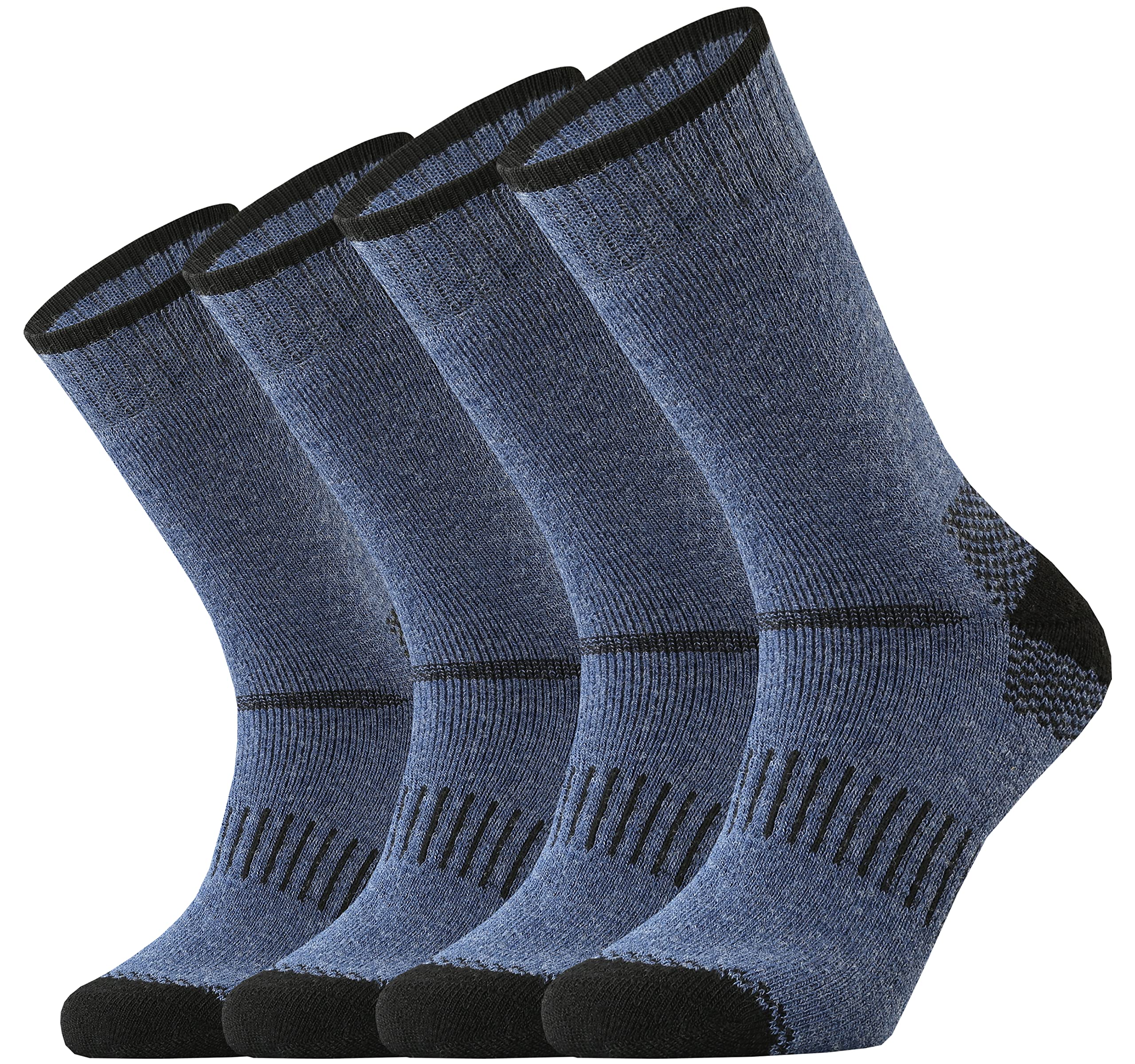 ONKE Merino Wool Crew Socks for Men - Moisture Wicking, Breathable & Soft Hiking Socks for Outdoor Activities, Camping & Daily Wear