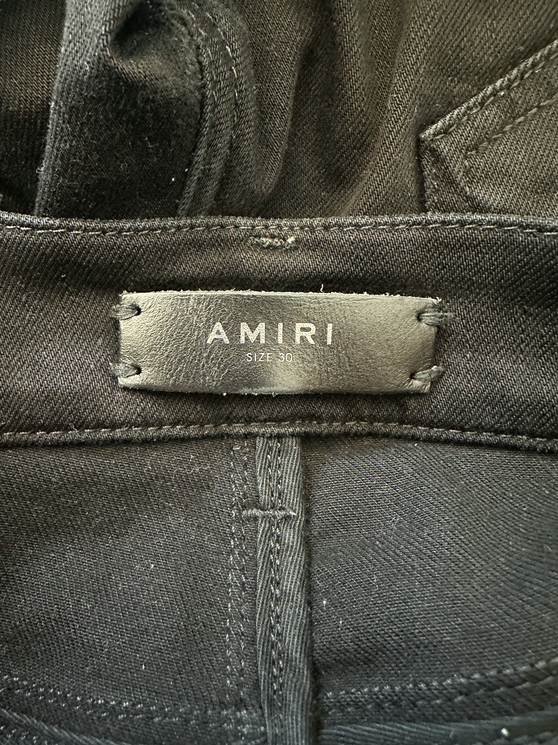 Amiri Black Stack Skinny Jeans for Men - Slim Fit Stretch Denim Pants | Perfect for Night Out, Casual Wear & Street Style Fashion
