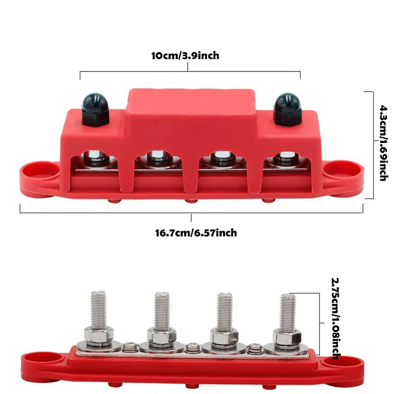 12V to 24V Battery Converter with M8 Stud Terminals - Heavy Duty DC Voltage Transformer for Trucks, RVs & Marine Applications - Power Your Off-Grid Adventures