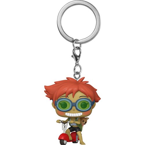 Cowboy Bebop Ed & Ein Pocket Pop! Vinyl Keychain - Anime Collectible for Backpacks, Keys, and Gifts
