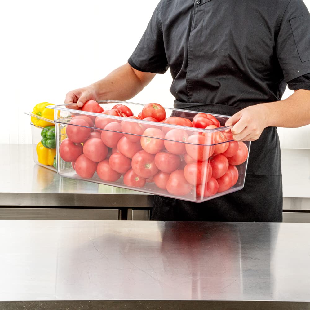 Restaurantware Met Lux 18-Inch Deep Proofing Box - Clear Plastic Food Grade Storage Container with Graduated Measurements, Dishwasher Safe (Lids Sold Separately) | Perfect for Bakeries, Restaurants & Meal Prep Storage