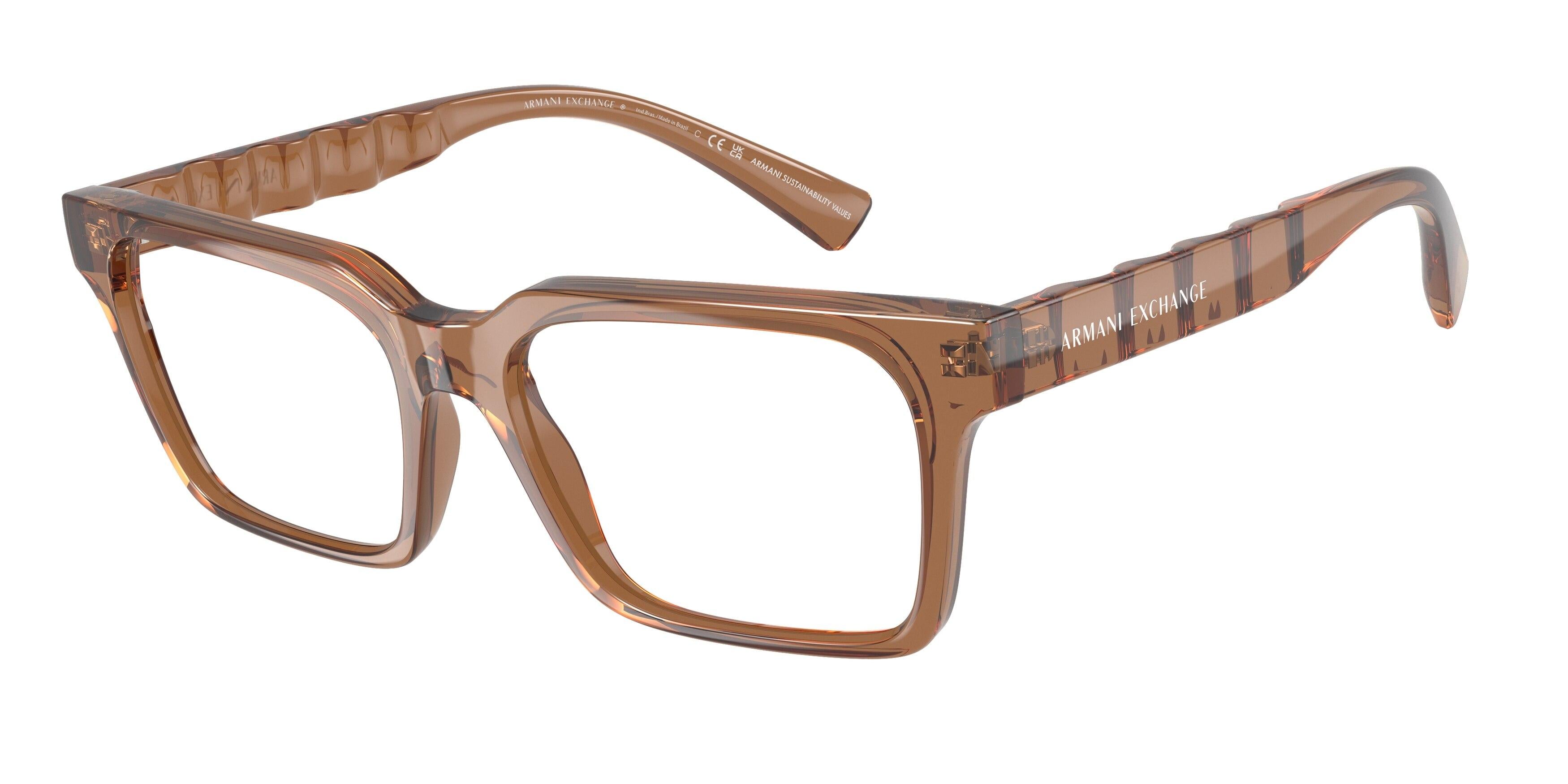 Armani Exchange 3122F Fashion Eyeglasses for Men & Women - Stylish Prescription Glasses & Sunglasses for Everyday Wear, Work, and Outdoor Activities