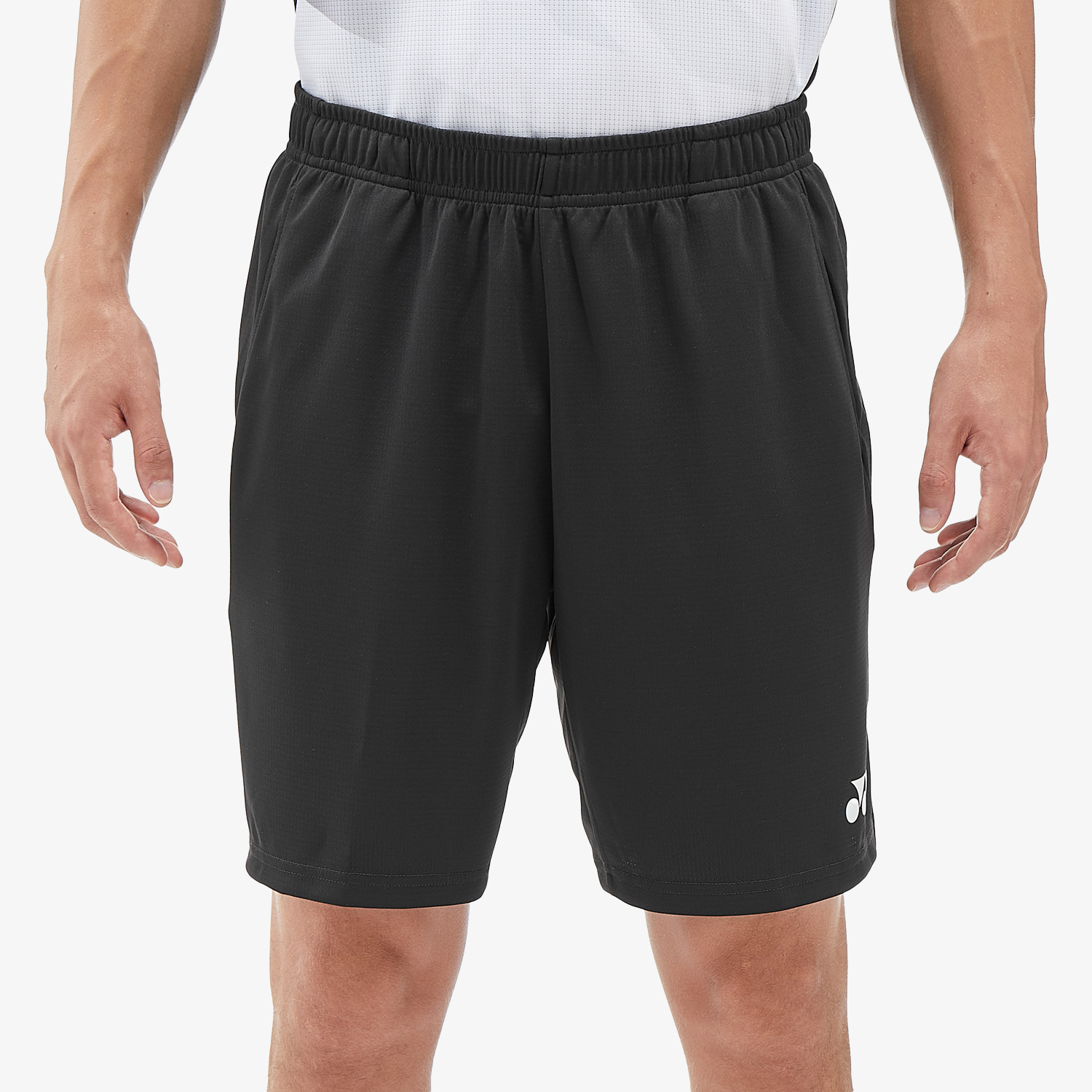 Yonex Men's Knitted Half Pants 15170 - Breathable Athletic Shorts for Tennis & Badminton (Black) | Perfect for Sports Training & Casual Wear
