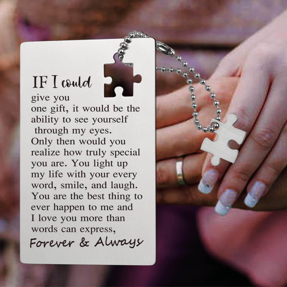 Personalized Engraved Wallet Inserts - Romantic Anniversary Card Gifts for Couples & Lovers | Perfect for Valentine's Day, Weddings & Special Occasions