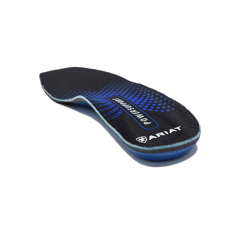 Ariat Power Support Insoles for Wide Square Toe Boots - Comfort & Arch Support - Size 9 D (M) - Ideal for Work Boots, Hiking & All-Day Wear