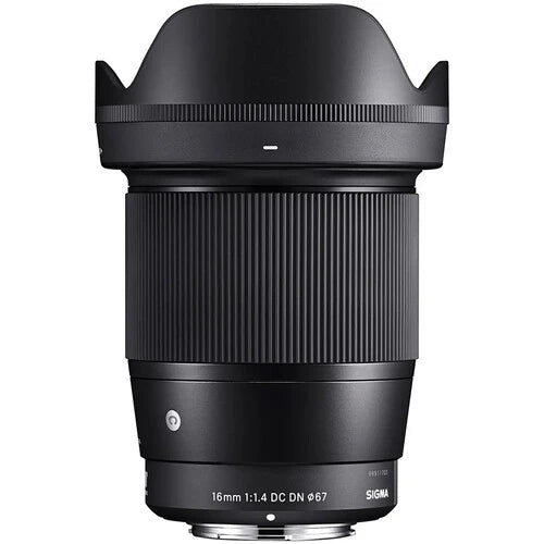 Sigma 16mm F1.4 DC DN Contemporary Lens for Sony E-Mount - Ultra Wide Aperture Prime Lens for Mirrorless Cameras | Perfect for Landscape, Portrait & Low-Light Photography