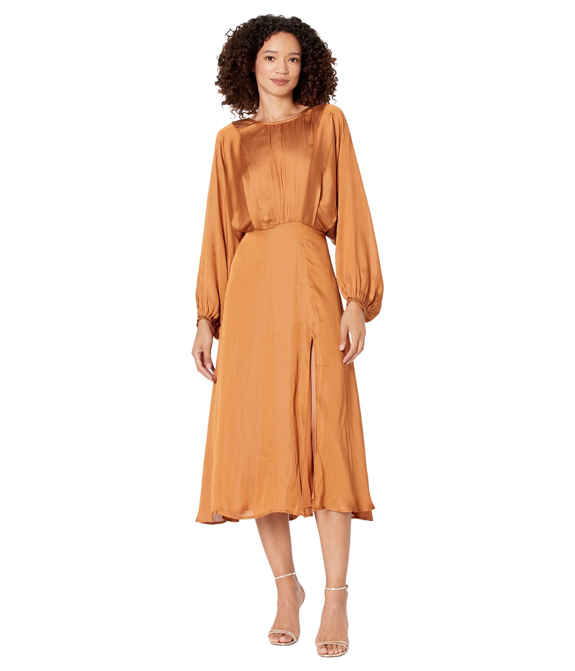 ASTR the Label Women's Marin Dress - Flowy Summer Midi Dress with Floral Print | Perfect for Beach Vacations, Date Nights & Brunch Outings