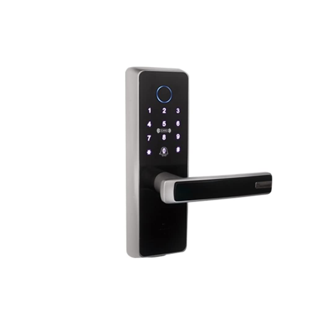 Tuchware Smart Lock XS3200 - Keyless Entry Door Lock with Fingerprint, PIN Code, OTP, RFID Card & Backup Key - Secure Electronic Deadbolt for Wooden Doors (Right Handed) - Perfect for Homes, Apartments & Offices