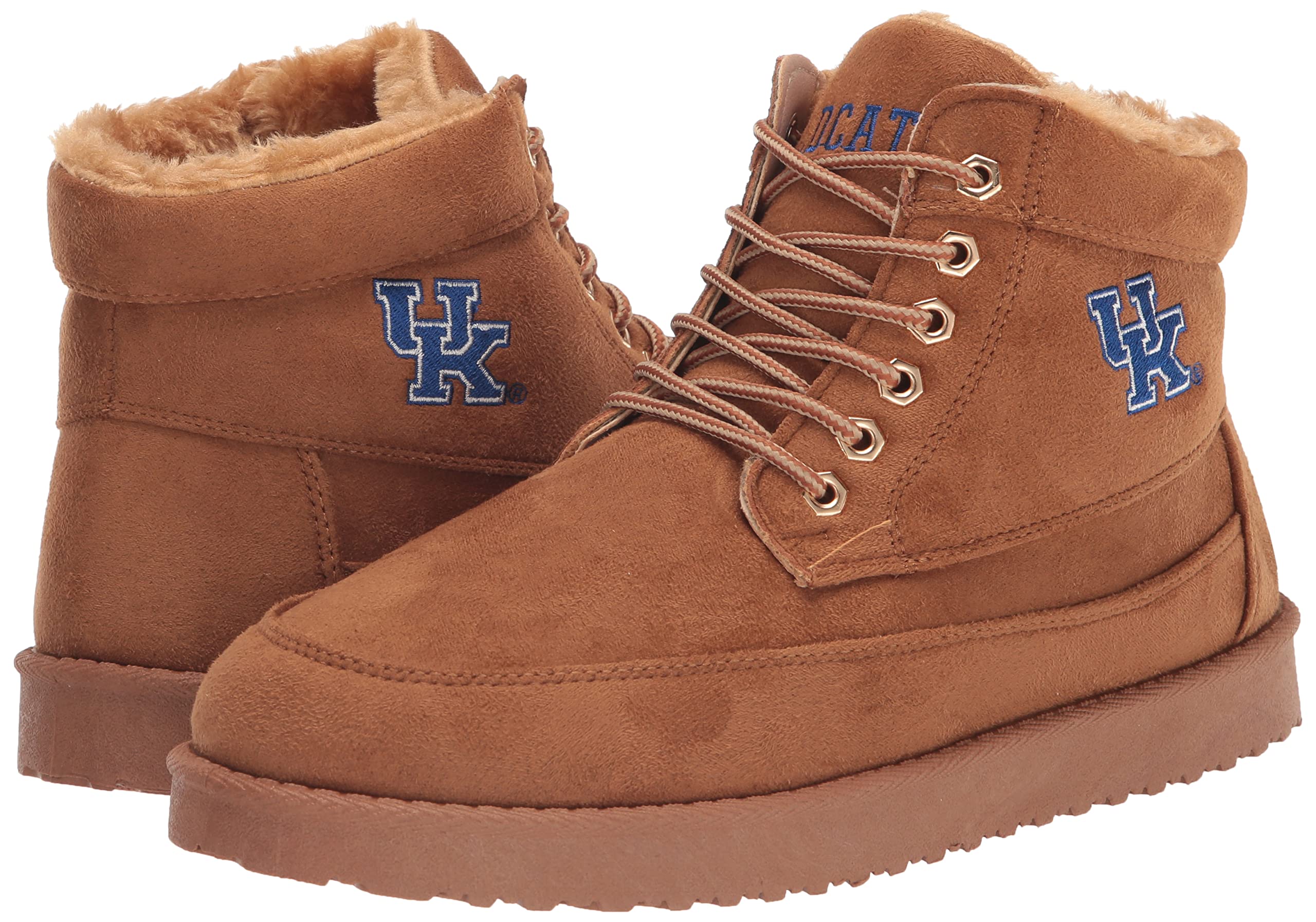 FOCO Penn State Brown High Top Moccasin Shoes for Men - Size 12 | Comfortable Slip-On Loafers for College Football Fans, Casual Wear & Indoor/Outdoor Use