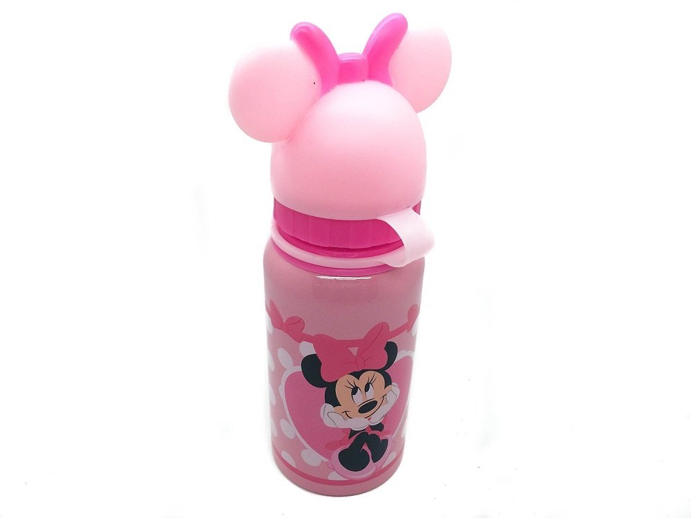 Disney Minnie Mouse Insulated Aluminum Water Bottle - 16oz Leak-Proof Stainless Steel Tumbler for Kids & Adults - Perfect for School, Gym, Travel & Outdoor Activities