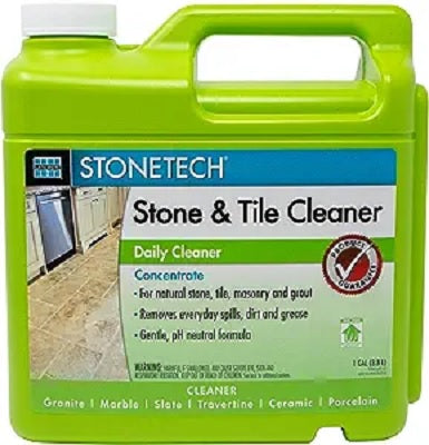 StoneTech® Stone & Tile Cleaner - Heavy Duty Stain Remover for Natural Stone, Marble, Granite & Ceramic Tiles | Perfect for Kitchen Countertops, Bathroom Floors & Outdoor Patios