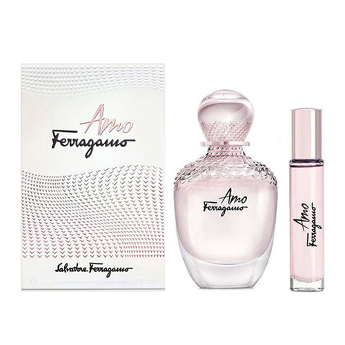 Salvatore Ferragamo Amo 2-Piece Luxury Perfume Gift Set for Women - Perfect for Birthday, Anniversary & Valentine's Day Gifts