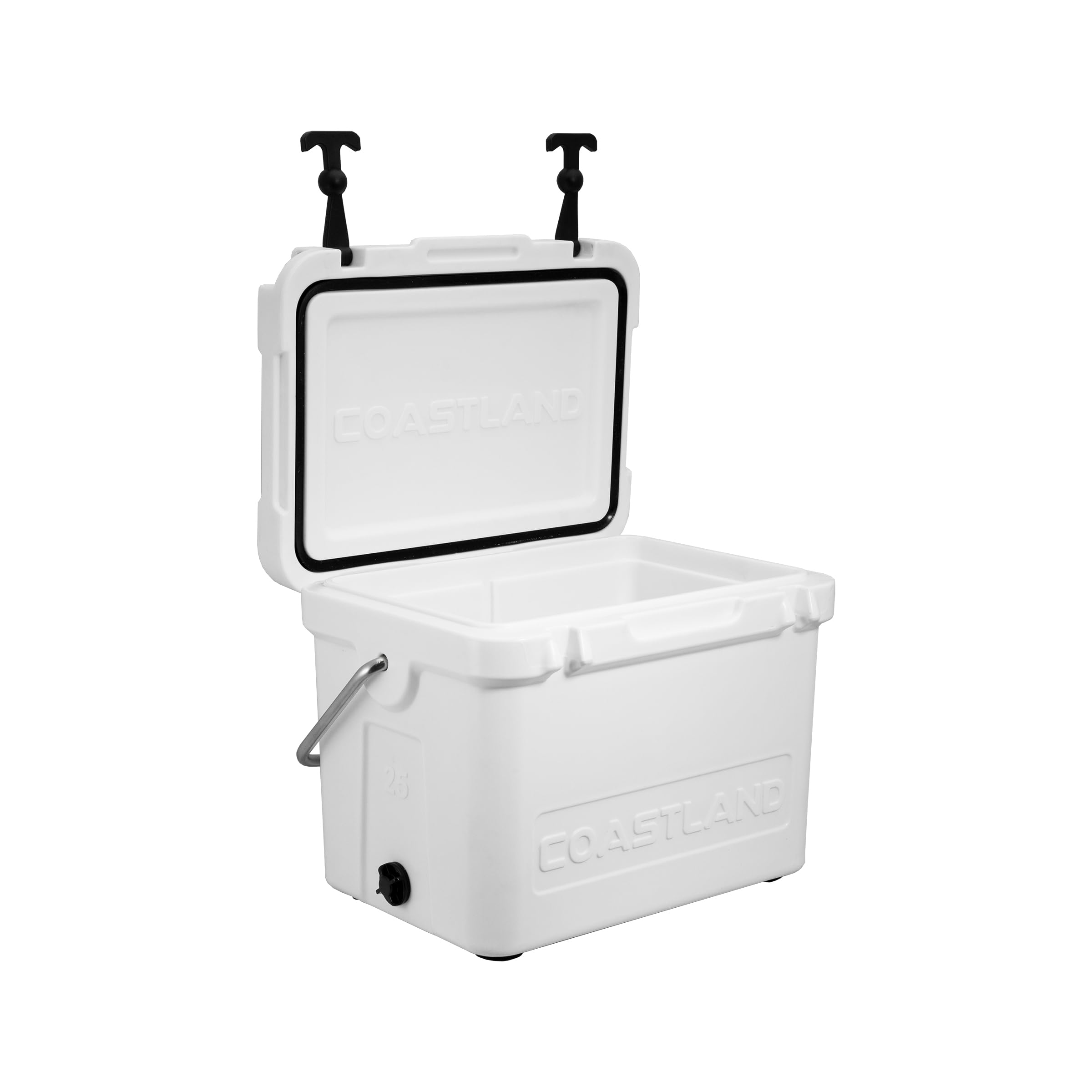 Premium Rotomolded Cooler - Coastland Bay Series Insulated Ice Chest for Everyday Use, Small Cooler for Tight Spaces, Soccer Games, Tailgates & Outdoor Adventures