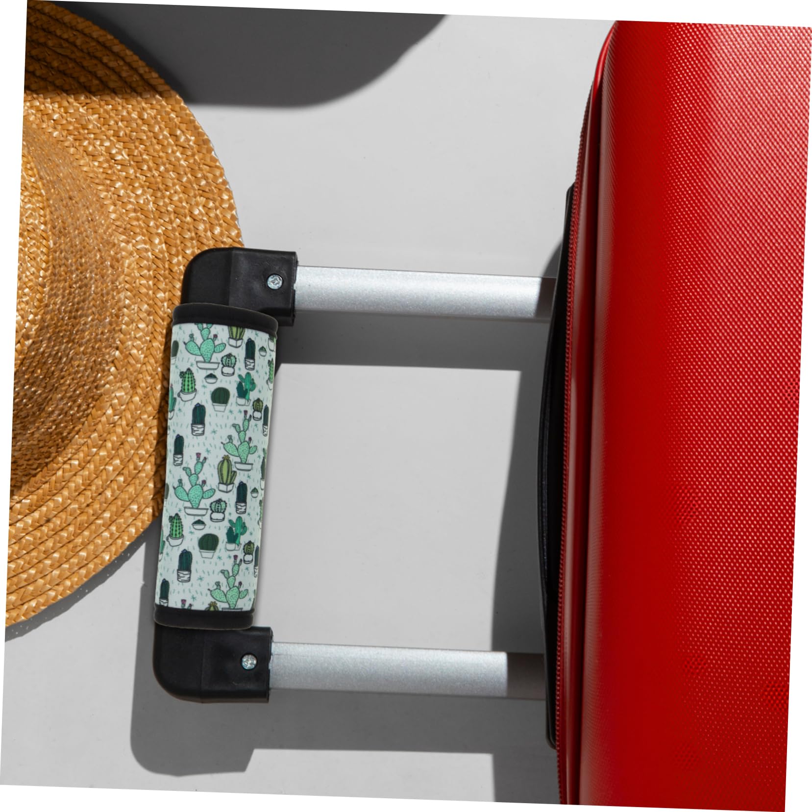 GOOHOCHY Polyester Luggage Handle Grip Sleeve - Durable Bag Wrap & Identifier for Travel, Airport, and Commuting