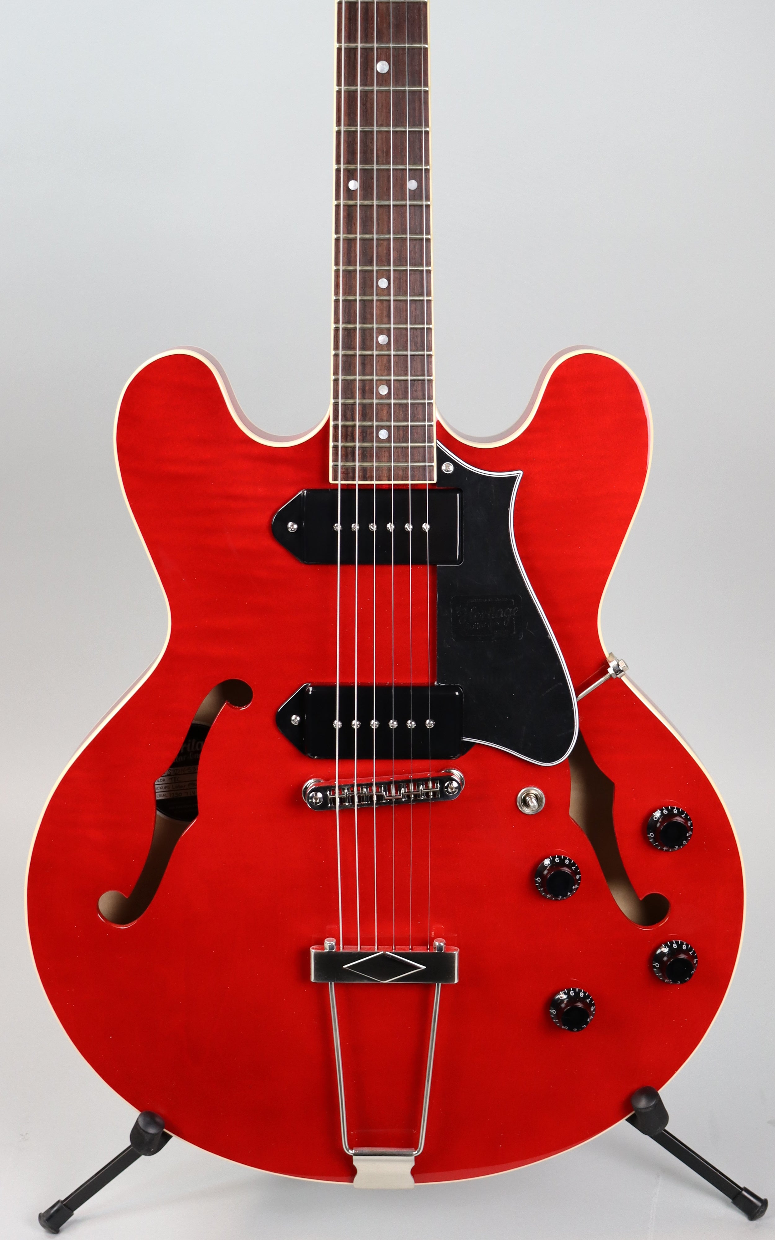 Heritage H 530 Trans Cherry Electric Guitar - Premium Solid Wood Body for Professional Musicians & Collectors - Perfect for Stage Performances, Studio Recording & Home Practice