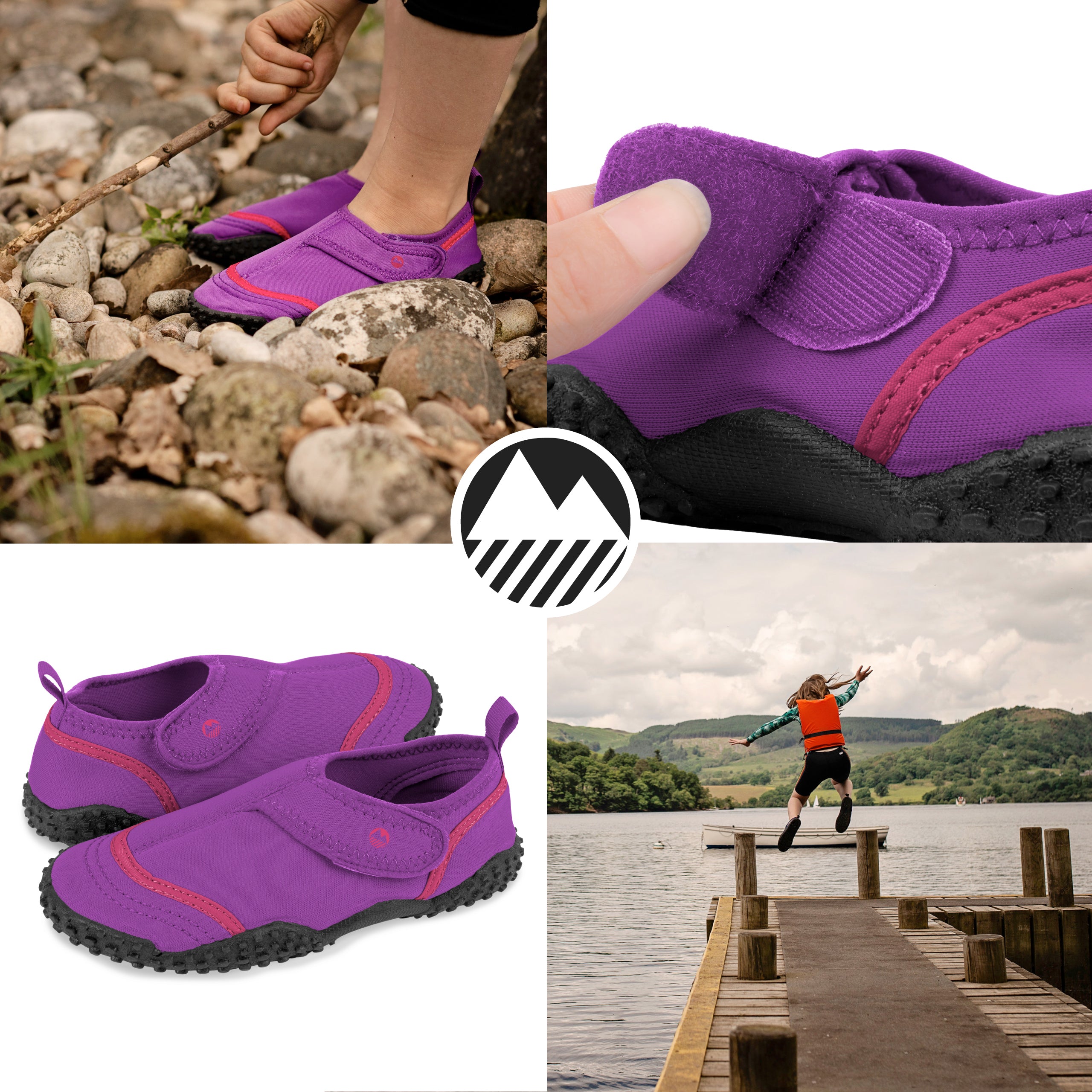 Infant & Kids' Seathwaite Water Shoes - Quick-Dry, Non-Slip, Comfortable for Beach, Pool & Outdoor Activities