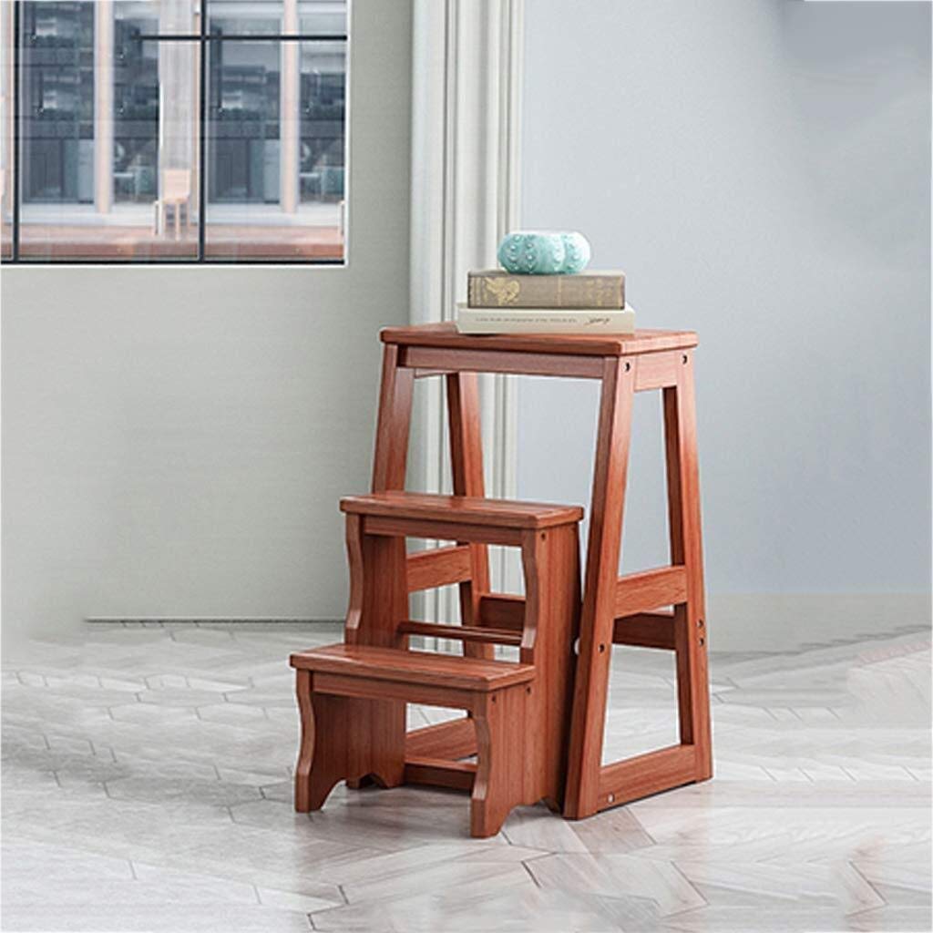 FADUNI 3-Step Foldable Step Stool for Home, Multifunctional High Pedal Stool with Safety Storage Platform - Perfect for Kitchen, Bathroom, and Indoor Climbing Use