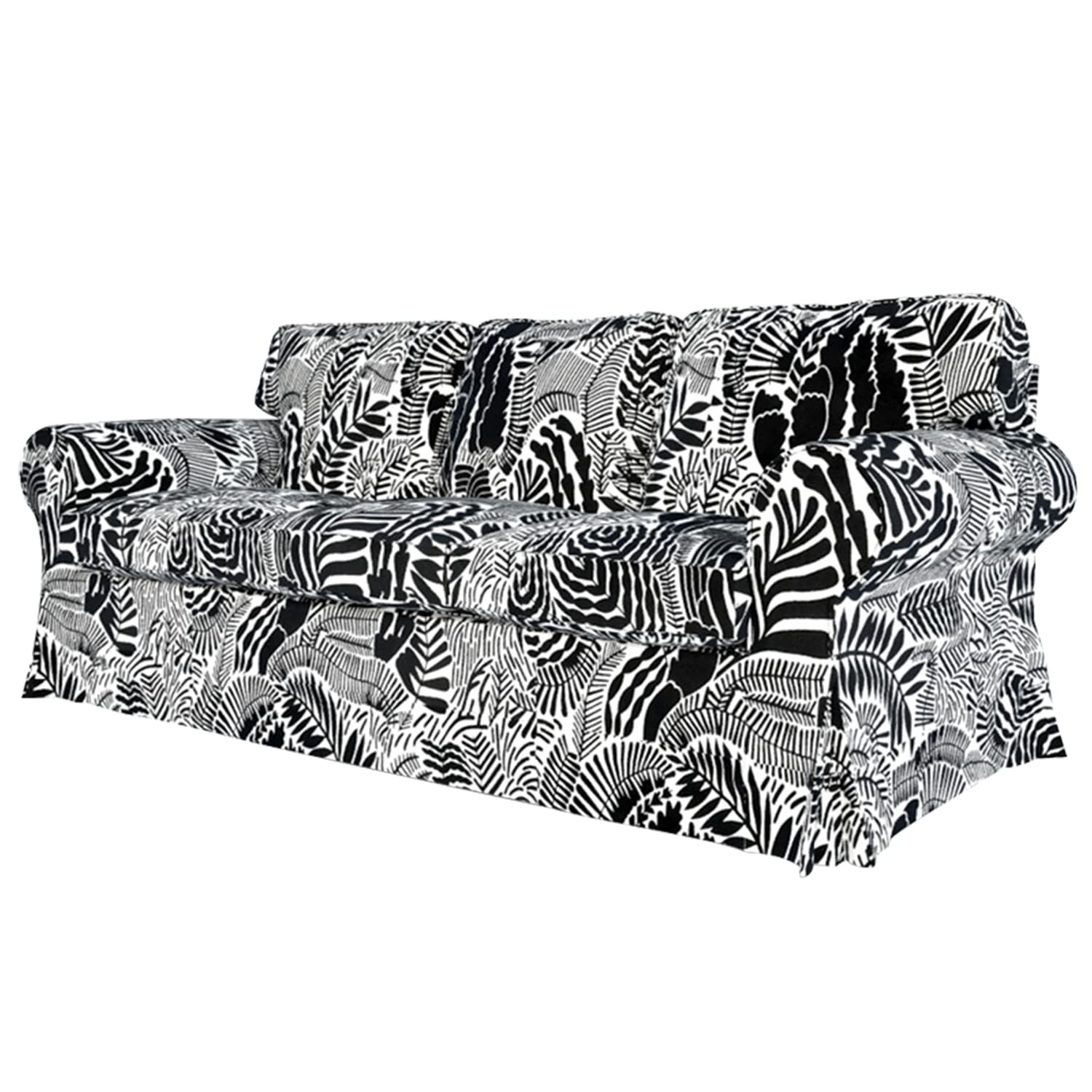 Ektorp 3-Seat Sofa Slipcover (86in) - Washable Stretchable Couch Cover for IKEA Ektorp 3-Seat Sofa FX-401 - Perfect for Living Room, Family Room & Home Decor Protection