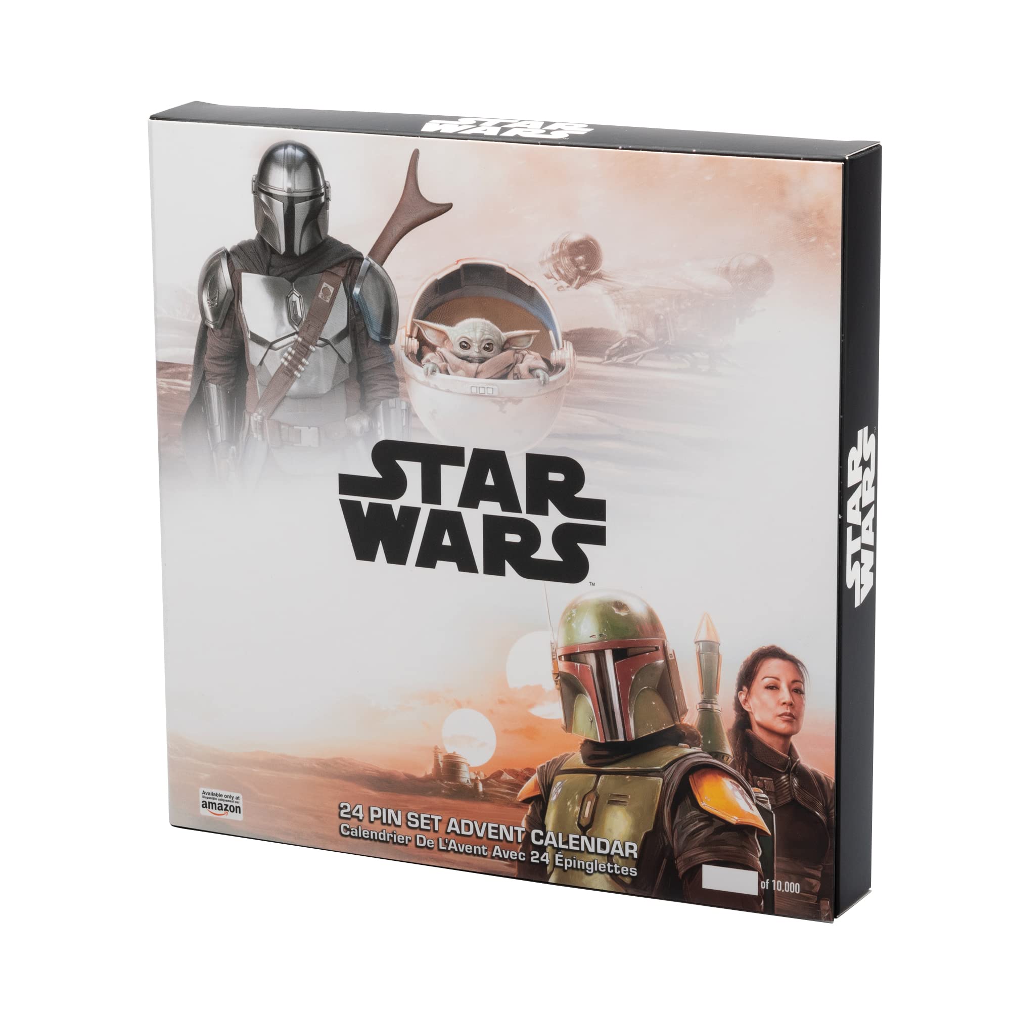 Star Wars The Mandalorian & The Book of Boba Fett Advent Calendar 2024 - Official Licensed Collectible with 24 Surprise Toys - Perfect for Holiday Countdown & Christmas Gift for Fans