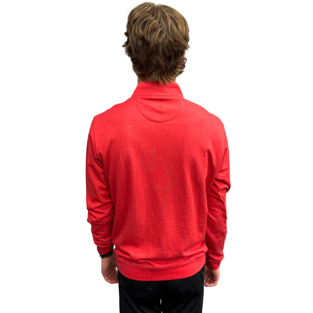 Johnnie O Nebraska Huskers Sully Vault 1/2 Zip Pullover for Men - Lightweight & Comfortable Quarter-Zip Sweater - Perfect for Game Day, Tailgating & Casual Wear